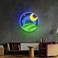 Starry Night Led Neon Sign Light Pop Art