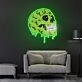 Skull Zombie Neon Sign X Acrylic Artwork