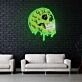 Skull Zombie Neon Sign X Acrylic Artwork