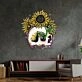 Skull Sun Flowers Led Neon Sign Light Pop Art
