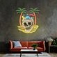 Skull Island Led Neon Sign Light Pop Art