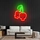 Skull Cherry Led Neon Acrylic Artwork