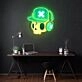 Skull And Headphones Led Neon Acrylic Artwork