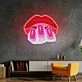 Sexy Hands On Lips Led Neon Sign Light Pop Art