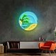 Sandy Beach Led Neon Sign Light Pop Art