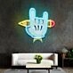 Rock Hand Led Neon Sign Light Pop Art