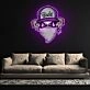 Riddler Drawing Purple Neon Sign X Acrylic Artwork