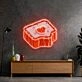 Red Heart Neon Acrylic Artwork