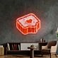 Red Heart Neon Acrylic Artwork