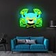 Rat Rich Cartoon Neon Sign X Acrylic Artwork
