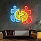 Puzzle Led Neon Sign Light Pop Art