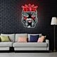 Pitbull In Crown Neon Sign X Acrylic Artwork