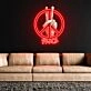 Peace Sign Neon Sign X Acrylic Artwork
