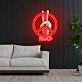 Peace Sign Neon Sign X Acrylic Artwork