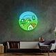 Morning On Grassy Village Led Neon Sign Light Pop Art