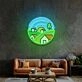 Morning On Grassy Village Led Neon Sign Light Pop Art