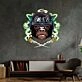 Monkey Soldier Led Neon Sign Light Pop Art