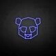 The Bear Head Neon Sign