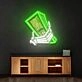 Money Hands Led Neon Acrylic Artwork