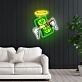 Money Floated Neon Sign X Acrylic Artwork