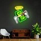 Money Floated Neon Sign X Acrylic Artwork