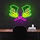 Money Cartoon Neon Sign X Acrylic Artwork