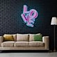 Love Is All You Need Neon Sign X Acrylic Artwork