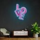 Love Is All You Need Neon Sign X Acrylic Artwork