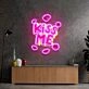 Kiss Me Led Neon Acrylic Artwork