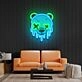 Ice Head Bear Led Neon Acrylic Artwork