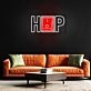 Hiphop Neon Sign X Acrylic Artwork