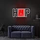 Hiphop Neon Sign X Acrylic Artwork