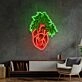 Heart Marijuana Led Neon Sign Light Pop Art