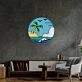 Hawaii Beach Circle Led Neon Sign Light Pop Art