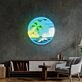 Hawaii Beach Circle Led Neon Sign Light Pop Art