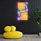 Happy Neon Sign X Acrylic Artwork
