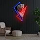 Goddess Statue Neon X Acrylic Artwork