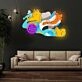 Picasso Puppies Neon X Acrylic Artwork