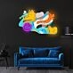 Picasso Puppies Neon X Acrylic Artwork