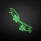 'Touch Finger' neon sign