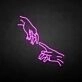 'Touch Finger' neon sign
