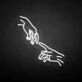 'Touch Finger' neon sign