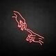 'Touch Finger' neon sign