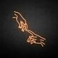 'Touch Finger' neon sign