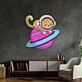 Feeline Astronaut Chilling Led Neon Sign Light Pop Art