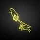 'Touch Finger' neon sign