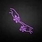 'Touch Finger' neon sign