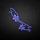 'Touch Finger' neon sign