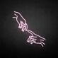 'Touch Finger' neon sign