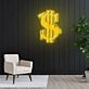 Dollar Sign Graffti Neon Sign X Acrylic Artwork